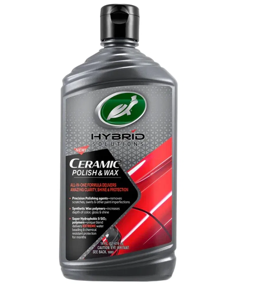 53412 – TURTLEWAX Polishing Compound, Use To Remove Moderate Scratches/ Oxidation And Swirl Marks Liquid 14 Ounce Bot...